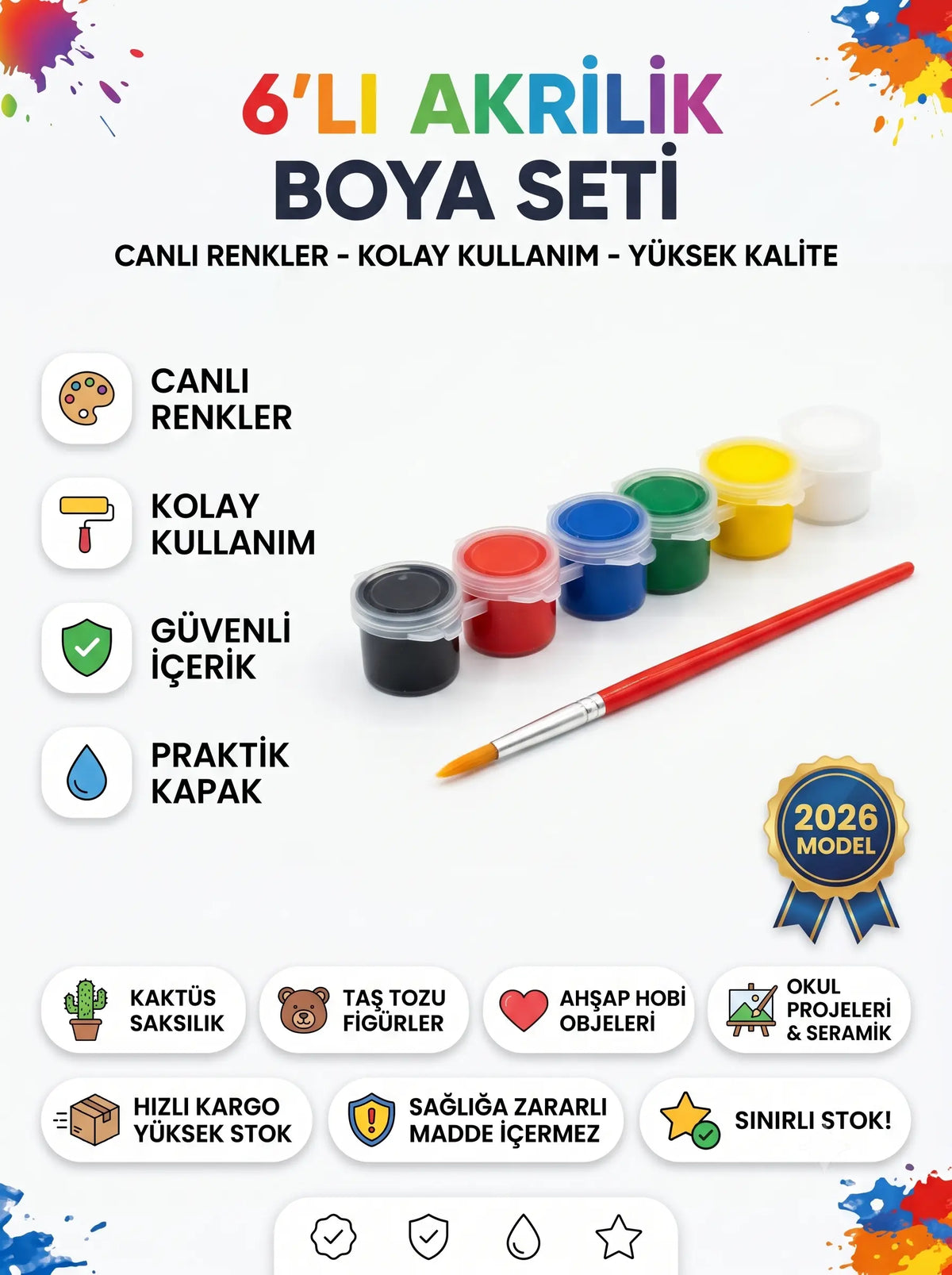 Kalpli Ayıcık Boyama Seti